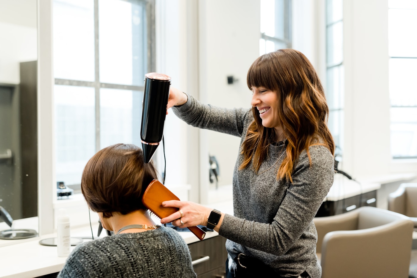 Dimensional salon colour work